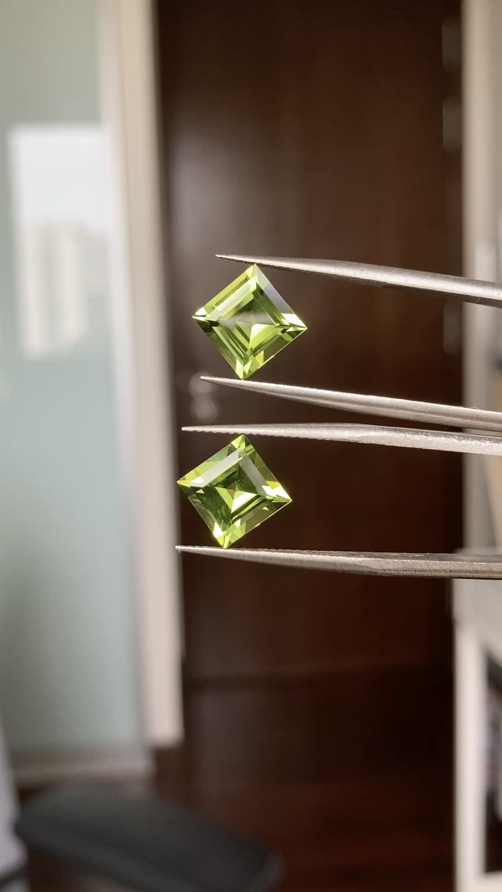 5.31ct Peridot Pair