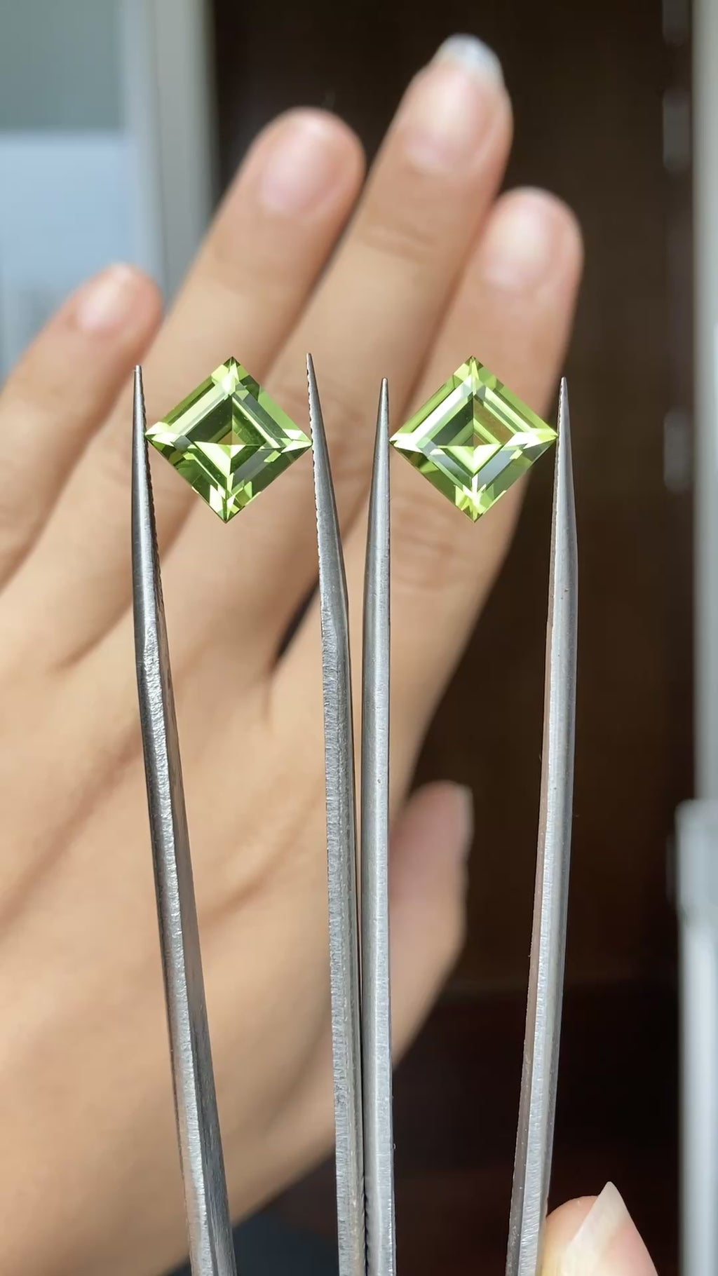 5.31ct Peridot Pair